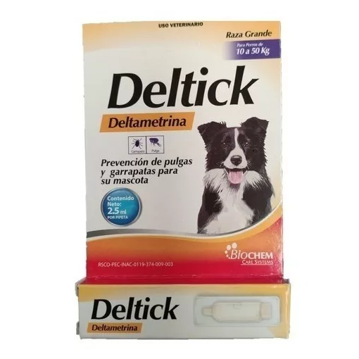 Deltick Pipeta Antiparásitos y Antipulgas - Biochem Deltick Pipeta Antiparásitos y Antipulgas - Biochem